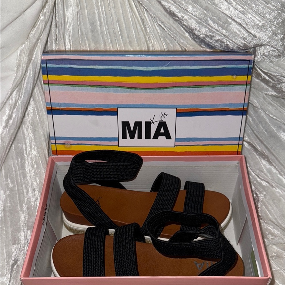 MIA Kids Black Sandals